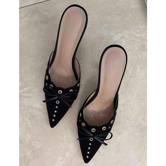 Black kitten heels - Picture 2 of 3